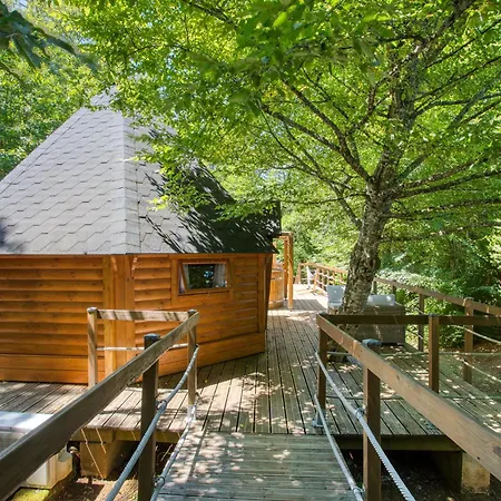 Luxuszelt Kota&bain Nordique Privatif-le Bois De La Pause- Saint-Cybranet